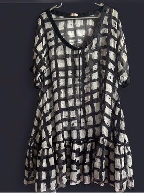 💎 Biya by Johnny Was | 100% Silk CONVERTIBLE Gemstone Dress